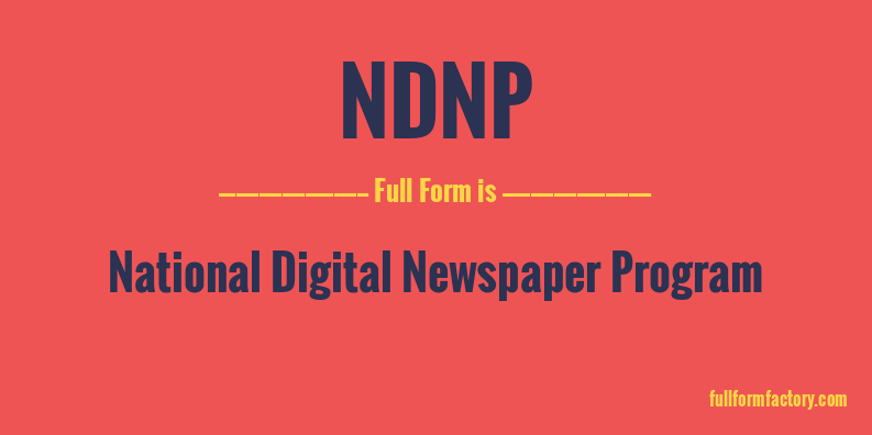 ndnp-full-form