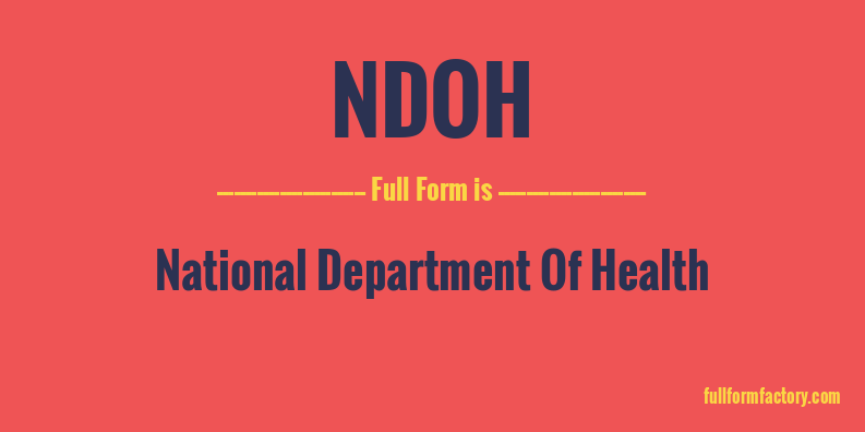 ndoh-full-form