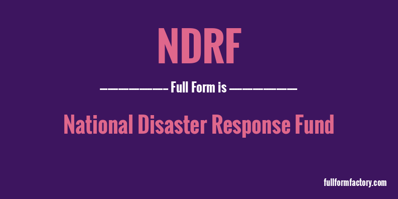 ndrf-full-form