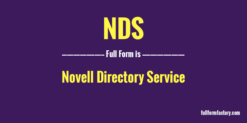 nds-full-form