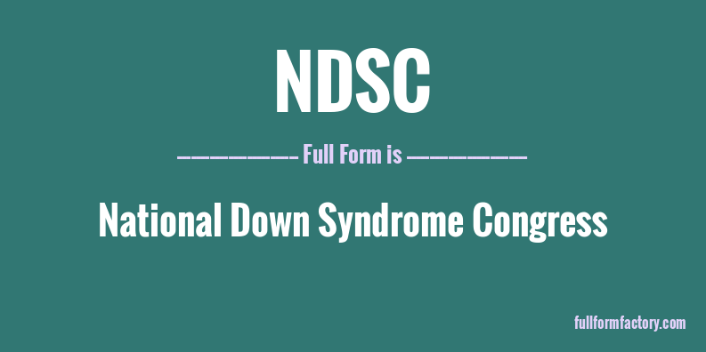 ndsc-full-form