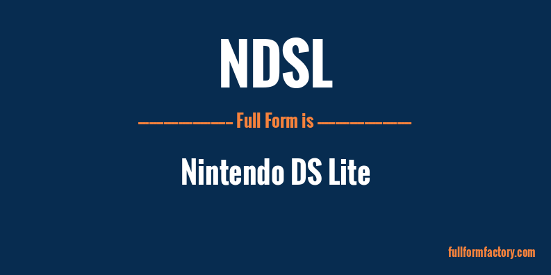ndsl-full-form