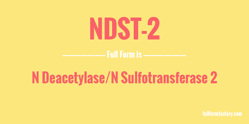 ndst-2-full-form