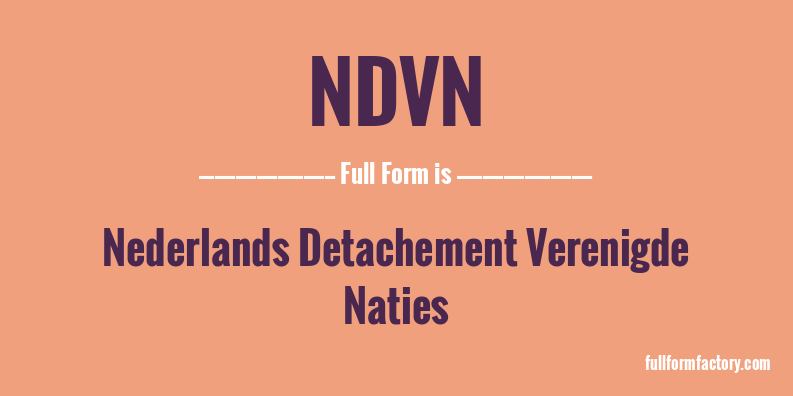 ndvn-full-form