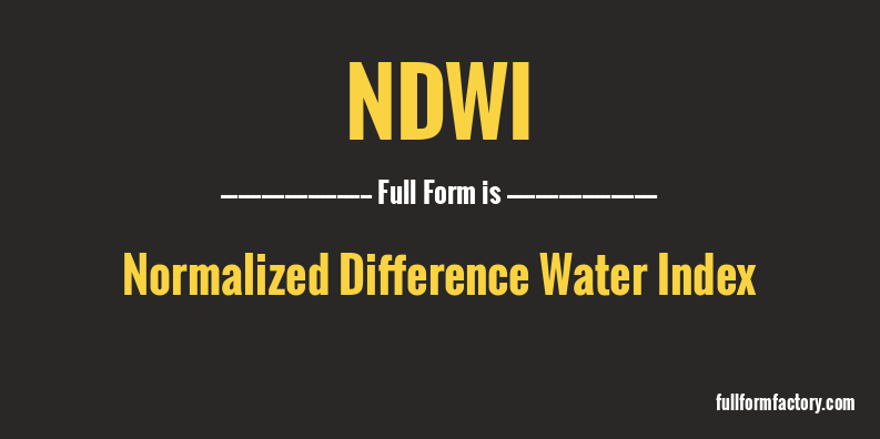 ndwi-full-form