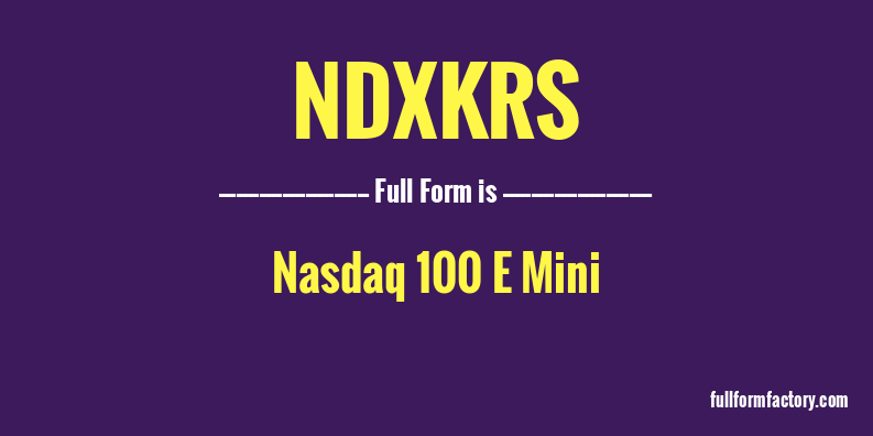 ndxkrs-full-form