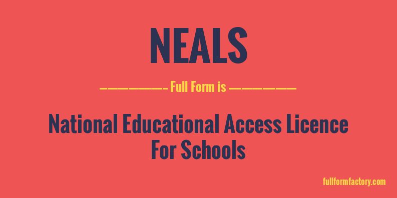 neals-full-form