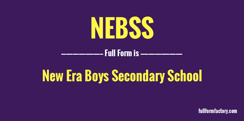 nebss-full-form