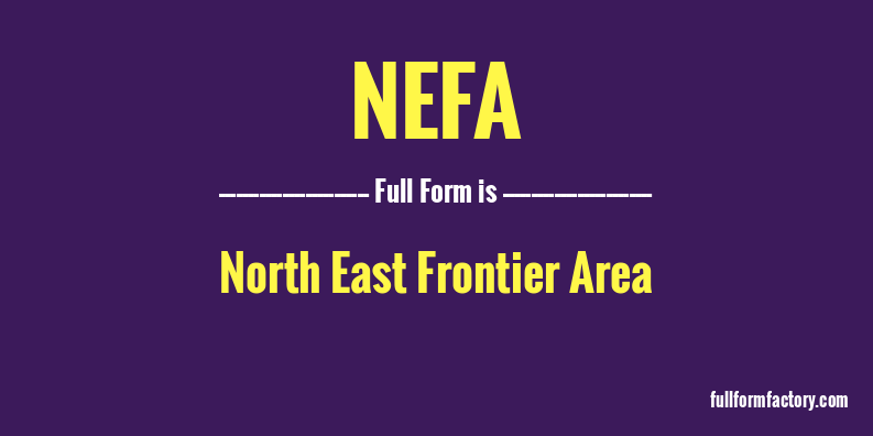 nefa-full-form