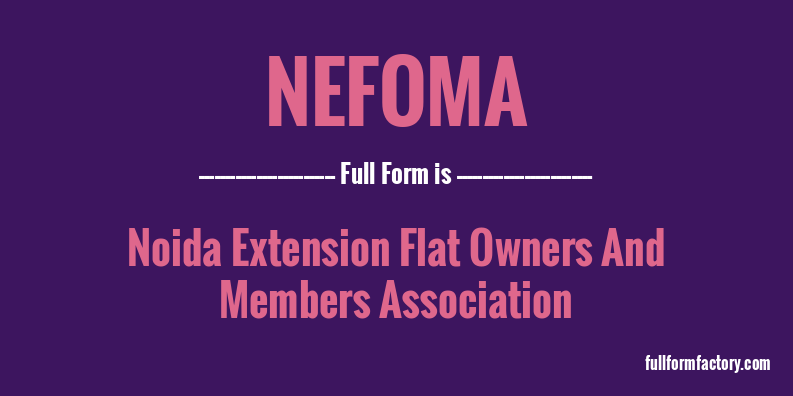 nefoma-full-form