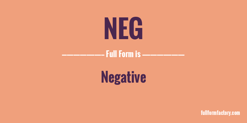 neg-full-form