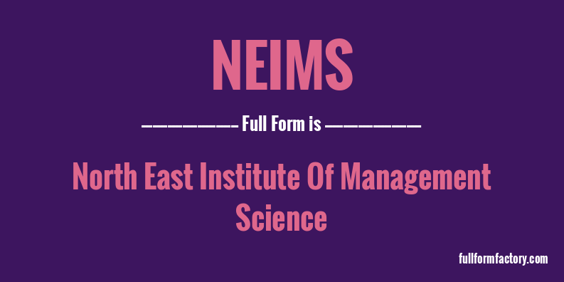 neims-full-form