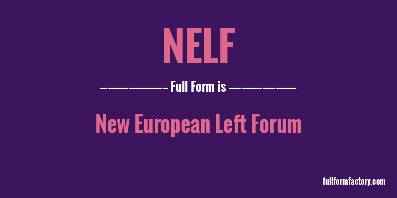 nelf-full-form