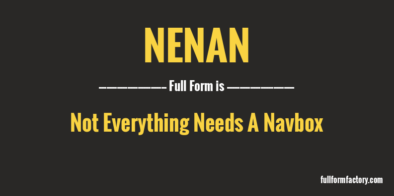 nenan-full-form