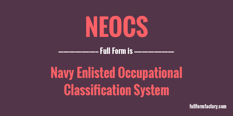 neocs-full-form
