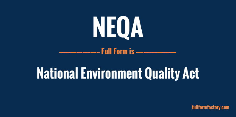 neqa-full-form