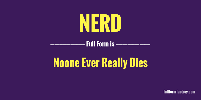 nerd-full-form