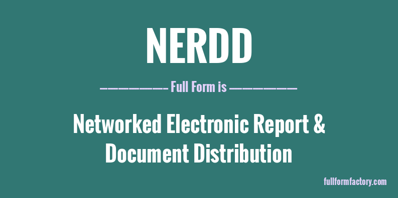 nerdd-full-form