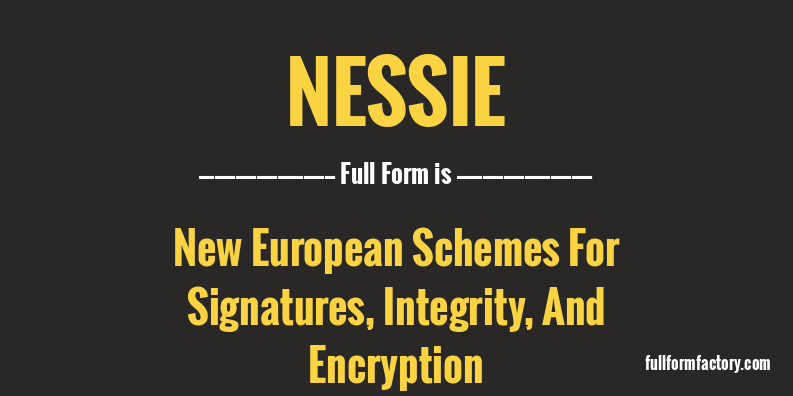 nessie-full-form
