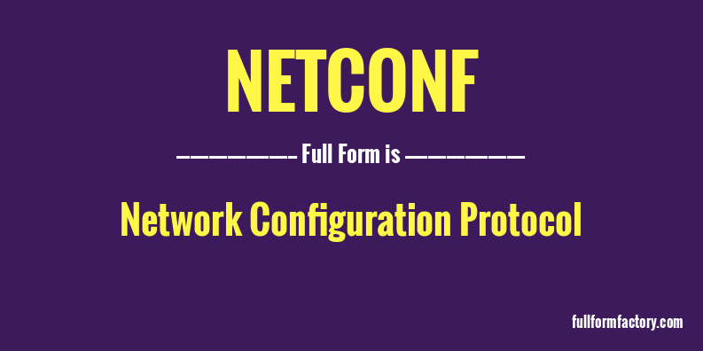 netconf-full-form