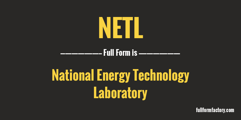 netl-full-form