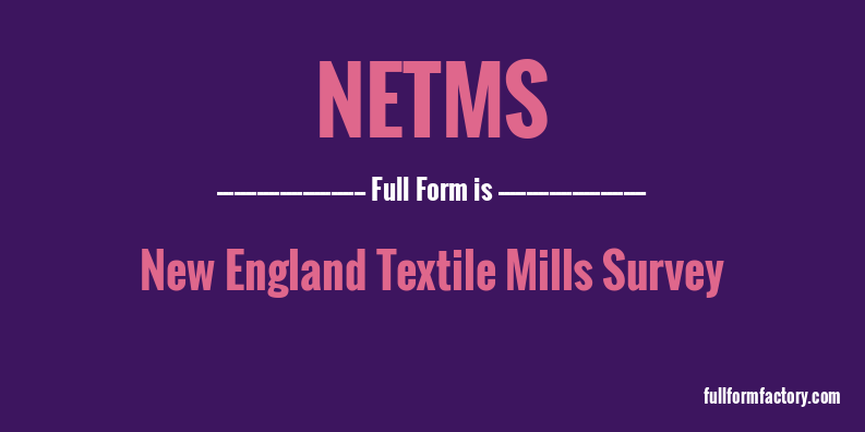 netms-full-form