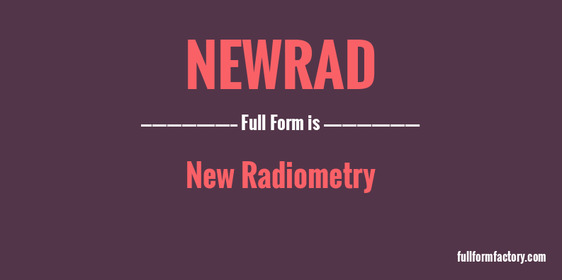 newrad-full-form