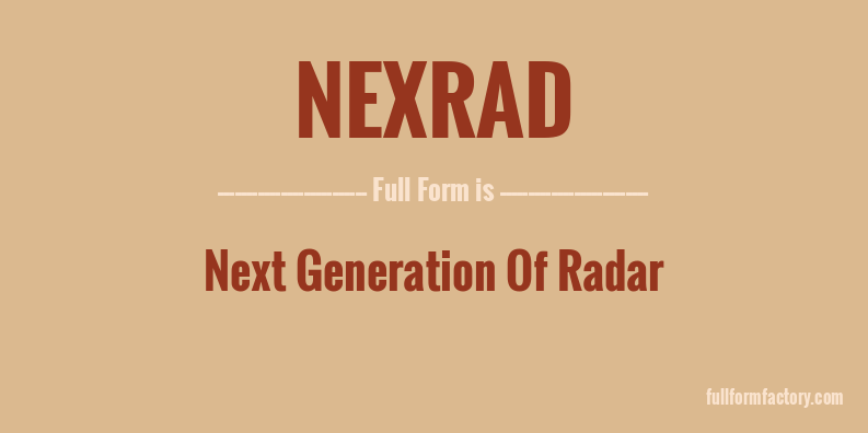 nexrad-full-form