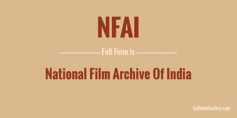nfai-full-form
