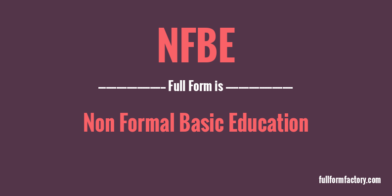 nfbe-full-form