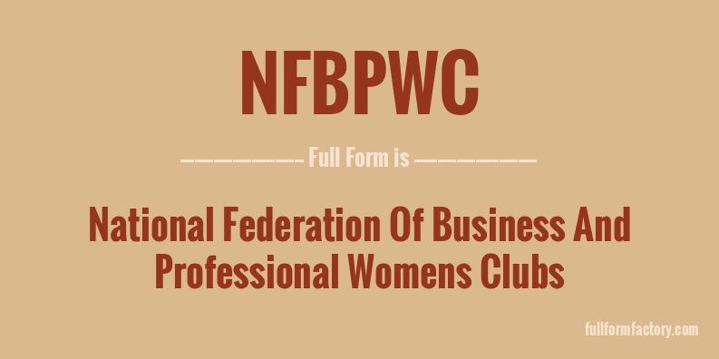 nfbpwc-full-form