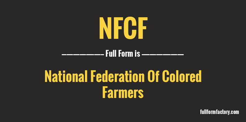 nfcf-full-form
