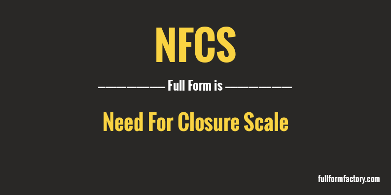 nfcs-full-form