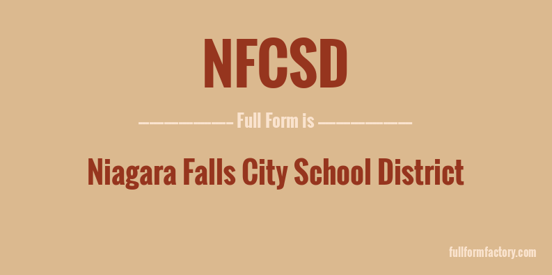nfcsd-full-form