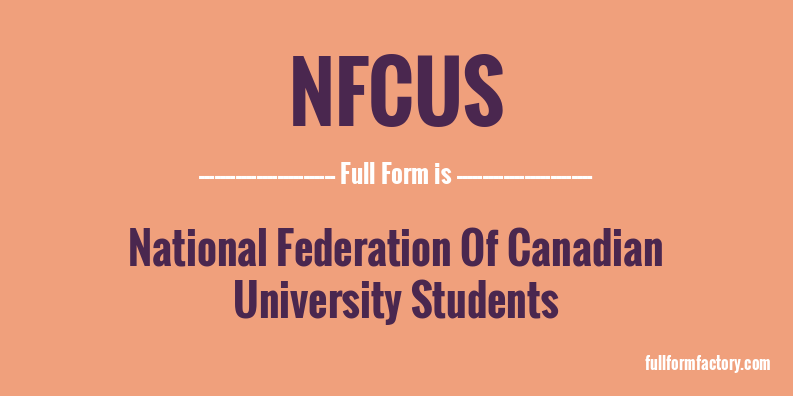 nfcus-full-form
