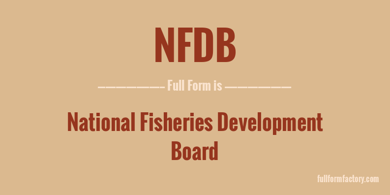 nfdb-full-form