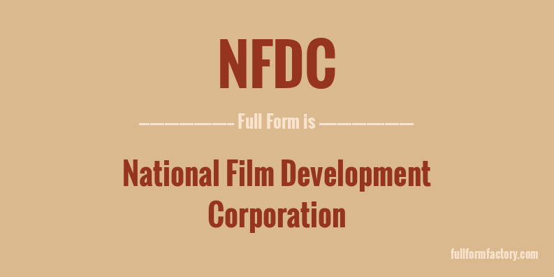nfdc-full-form