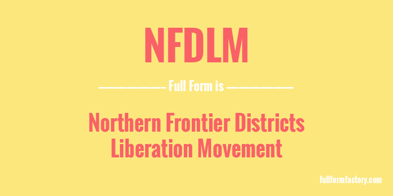 nfdlm-full-form
