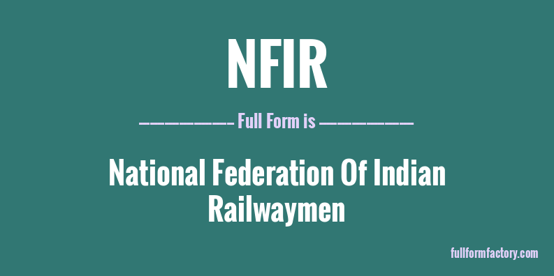 nfir-full-form