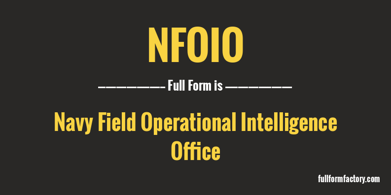 nfoio-full-form