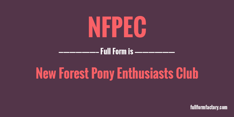 nfpec-full-form