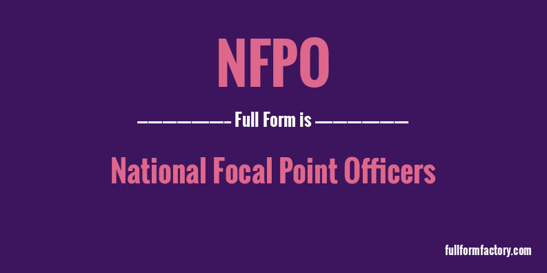 nfpo-full-form