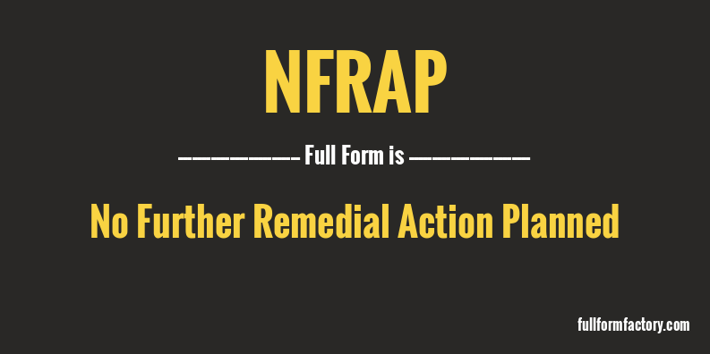 nfrap-full-form
