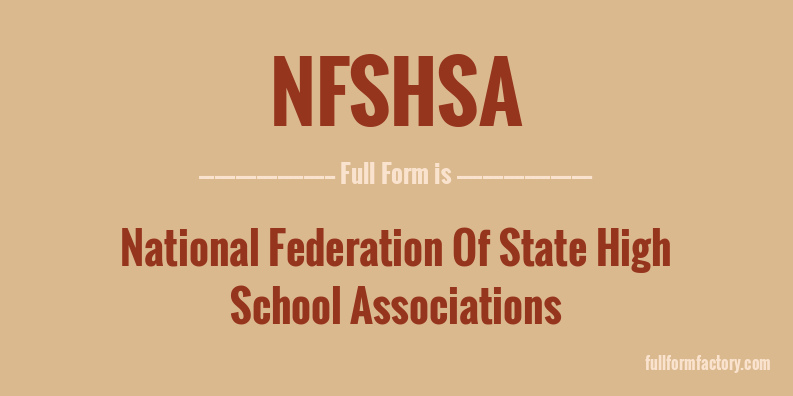 nfshsa-full-form
