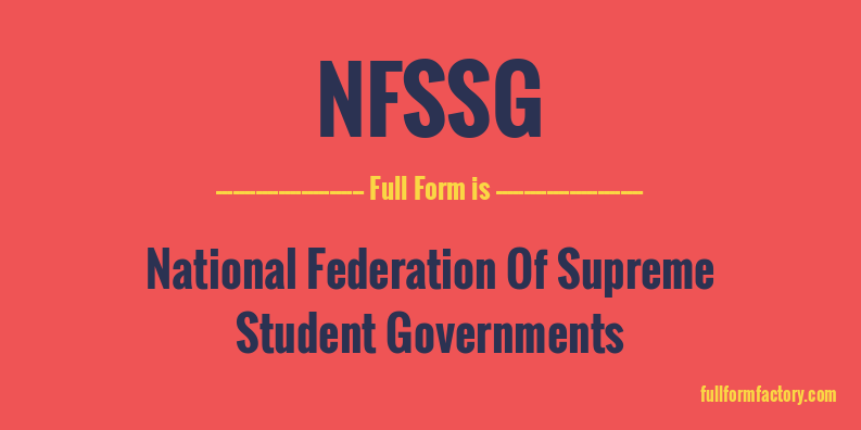 nfssg-full-form