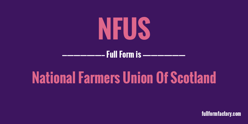 nfus-full-form
