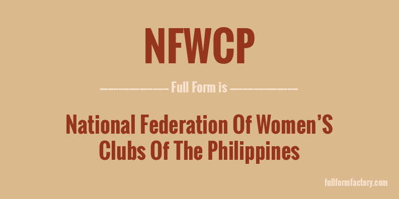 nfwcp-full-form