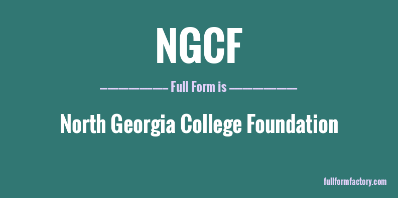 ngcf-full-form