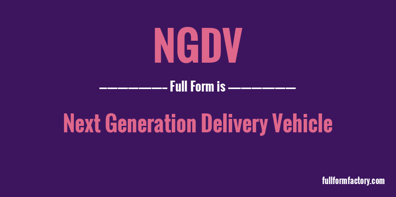 ngdv-full-form