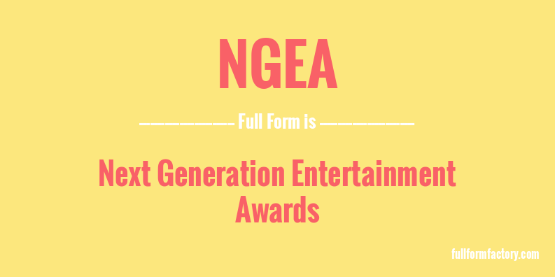 ngea-full-form